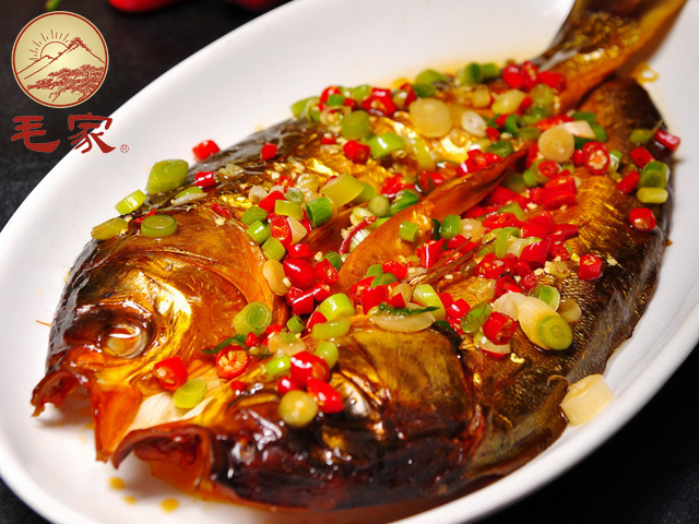 毛家特色臘鰱子魚